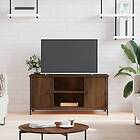 vidaXL TV Stand brun ek 100x40x50 cm konstruerat trä 832767