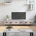 vidaXL TV Stand betonggrå 150x36x30 cm konstruerat trä 829128
