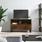 vidaXL TV-benk brun ek 80x36x50 cm konstruerat trä 829003