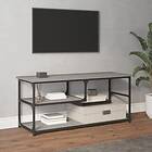 vidaXL TV Stand grå sonoma 103x38x46.5 cm konstruerat trä och stål 831826