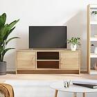 vidaXL TV Stand sonoma ek 102x30x37.5 cm konstruerat trä 823256