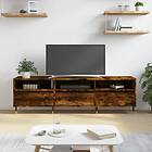vidaXL TV Stand rökfärgad ek 150x30x44.5 cm konstruerat trä 831265