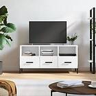 vidaXL TV Stand vit 102x36x50 cm konstruerat trä 829044