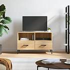vidaXL TV-benk sonoma ek 80x36x50 cm konstruerat trä 828975