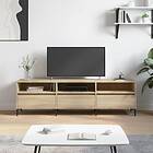 vidaXL TV-benk sonoma-ek 150x30x44,5 cm konstruerat trä 831287
