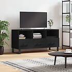 vidaXL TV-benk svart 102x36x50 cm konstruerat trä 829061