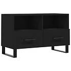 vidaXL TV Stand svart 80x36x50 cm konstruerat trä 828997