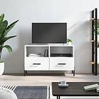 vidaXL TV Stand vit 80x36x50 cm konstruerat trä 828980