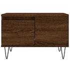 vidaXL Soffbord brun ek 55x55x36,5 cm konstruerat trä 830763