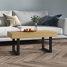 vidaXL Soffbord ljusbrun och svart 90x45x40 cm MDF järn 286099