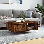 vidaXL Soffbord rökfärgad ek 90x60x35 cm konstruerat trä 827057