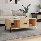 vidaXL Soffbord sonoma-ek 102x50x40 cm konstruerat trä 829311