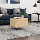vidaXL Soffbord sonoma-ek 50x50x40 cm konstruerat trä 829434