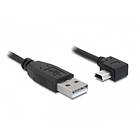DeLock USB A - USB Mini-B (angled) 2.0 0,5m