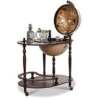 Skånska Möbelhuset Da Vinci Barglob serveringsvagn 81 cm Mahogny Ljus