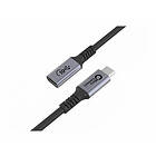 MicroConnect USB-C 3,2 Gen2 100W Premium Extension Cable 1,5m