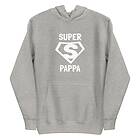 Fotomax Hoodie med texten "SUPER PAPPA"