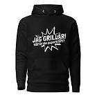 Fotomax Hoodie med texten "Jag grillar vad är din superkraft?" Svart