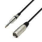 Adam Hall 1x6.3mm Ma ST > 1xXLR 1m