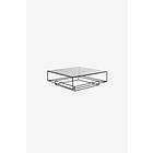 Jotex LAKELAND soffbord 102x102 cm Glas/svart
