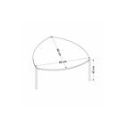 Homitis Soffbord Lenny Vit 90 40