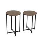 Homitis Soffbord Neta Round Valnöt 35 55