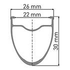 DT Swiss Spline 1600 Hooked Crotchet Tubeless Tape 25 Mm 622 Mm Disc Center Lock