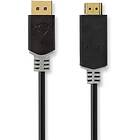 Nedis DisplayPort till HDMI-kabel 4K 2 meter