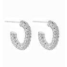 By Jolima Monaco Pavé Hoops 13mm