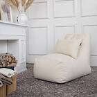 PuskuPusku Tube Teddy fåtölj saccosäck OEKO-TEX (Färg: Cream)