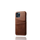 Trolsk Leather Card Case (iPhone 13 Pro Max) Brun