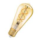 Ledvance Vintage 1906 LED Edison Spiral 4,5W 820, 250 lm, E27, guld, dim