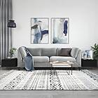 vidaXL Soffbord 2 st svart 50x46x35 cm konstruerat trä 830863