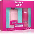 Reebok Inspire Your Mind Gift Set female (Uppfriskande kropp spray 150 ml + Eau 