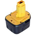 Batteriexperten Kompatibelt with DEWALT 2872K-2, 12V, 3000 mAh