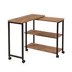 Hanah Home Sidobord Melin Atlantic Furu Svart 70 63