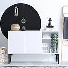 Hanah Home Avlastningsbord Galaxy Vit 120 80