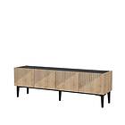 Hanah Home Tv-bänk Draw Safir Ek Svart Marmor 154 45