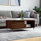 vidaXL Soffbord brun ek 90x50x36,5 cm konstruerat trä 830563