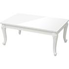 vidaXL Soffbord vit högglans 100x50x42 cm konstruerat trä 358560