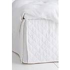 Ellos Sängkappa Candice Quilted i tvättat lin, höjd 60 cm Vit