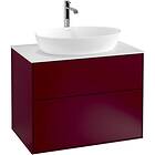 Villeroy & Boch Tvättställsskåp Finion med 2 Lådor och Bänkskiva för Fristående från Artis Collaro G75100GF-V