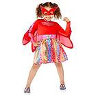 Amscan 9908860 flickor barn pyjamas masker Owlette maskeraddräkt (ålder: 3-4 år)
