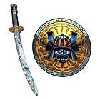 Liontouch Samurai-set Katana-svärd och sköld i skumgummi för barn Säkra vapen och rustningar för små barns utklädnad och kostymering