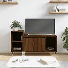 vidaXL TV Stand brun ek 100x35x55 cm konstruerat trä 831315