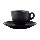 Maxwell & Williams Espressokopp med asjett Caviar 80ml