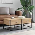 vidaXL Soffbord sonoma-ek 100x51x40 cm konstruerat trä 833971