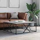 vidaXL Soffbord grå sonoma 100x100x40 cm konstruerat trä 835367