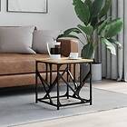 vidaXL Soffbord sonoma-ek 45x45x47,5 cm konstruerat trä 834121