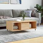 vidaXL Soffbord sonoma-ek 90x50x36,5 cm konstruerat trä 830583